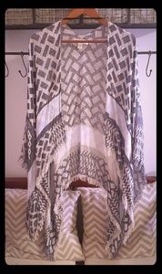 Aztec print shawl